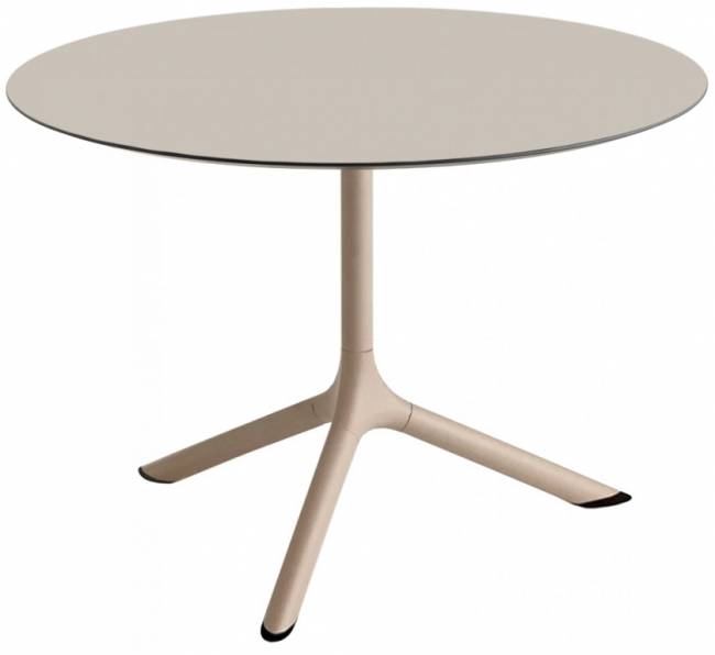 Столик ламинированный кофейный Tripe тортора, тортора Ø700х510 мм