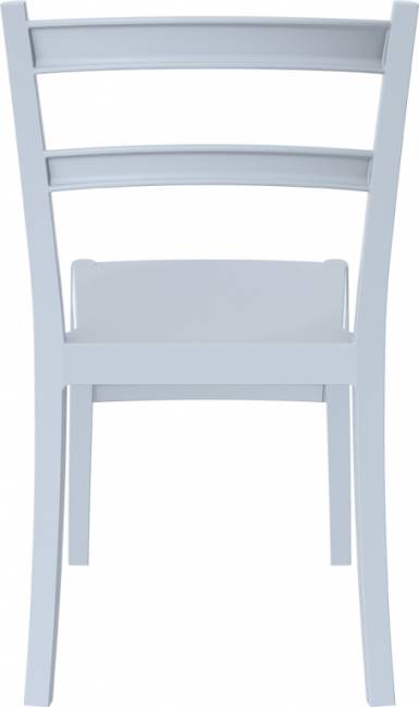 Стул пластиковый Tiffany серебристый 450х510х850 мм