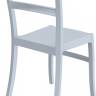 Стул пластиковый Tiffany серебристый 450х510х850 мм