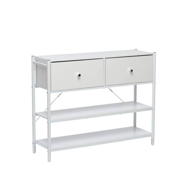 Комод Leset Нирита/Хайди с полками 2 ящика Белый Белый