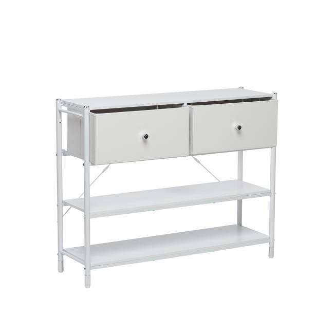 Комод Leset Нирита/Хайди с полками 2 ящика Белый Белый