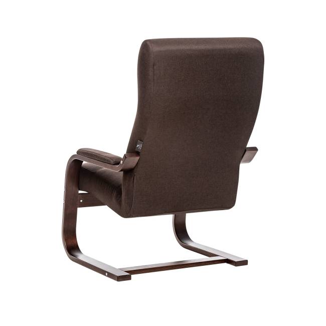 Кресло Leset Оскар Орех текстура Malmo 28 (коричневый)