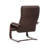 Кресло Leset Оскар Орех текстура Malmo 28 (коричневый)