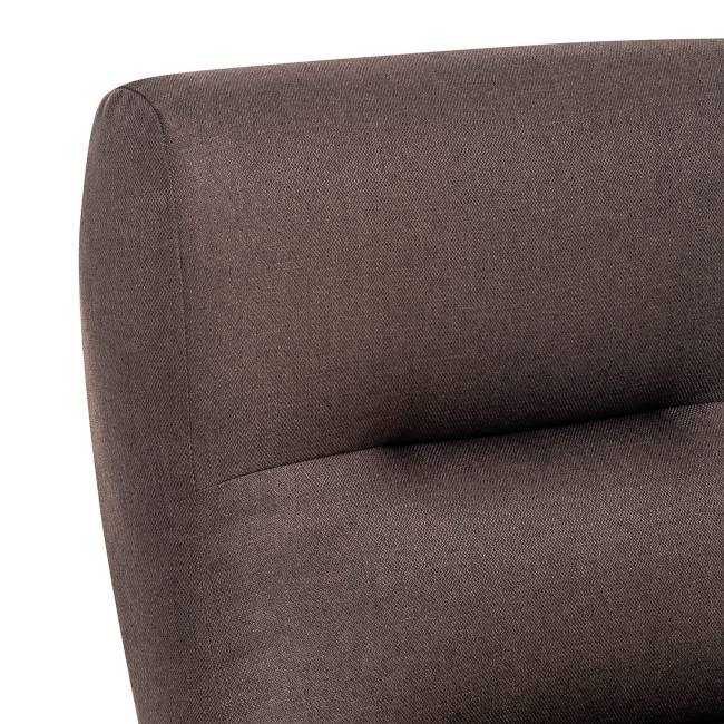 Кресло Leset Оскар Орех текстура Malmo 28 (коричневый)