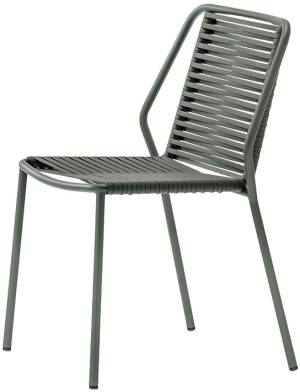 Стул металлический плетеный Philía темно-зеленый 565х540х810 мм