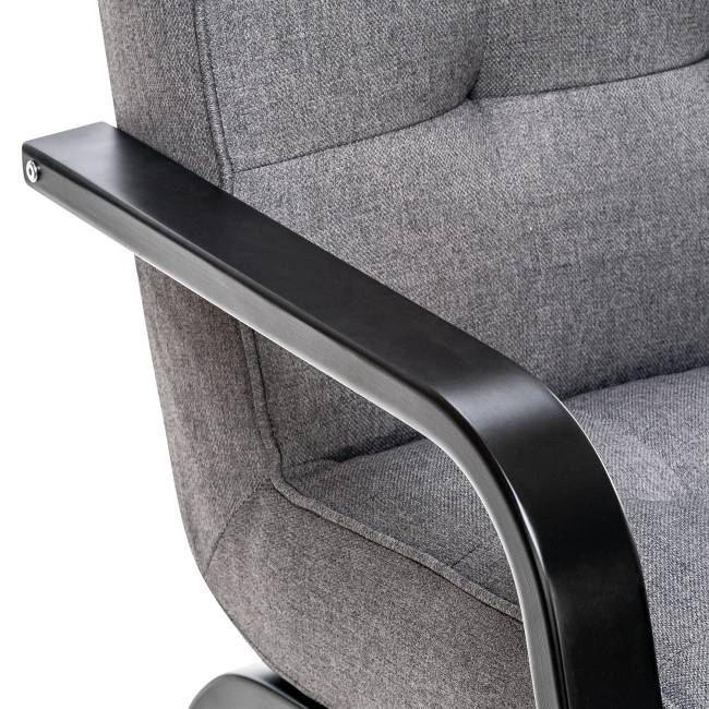 Кресло Leset Модена Венге Malmo 90 (серый)