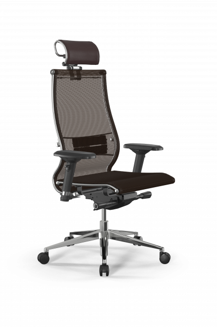 Кресло Samurai L2-5D - TS /Kc00/Nc00/D04P/H2cL-3D(M26.B32.G25.W03), темно-коричневый