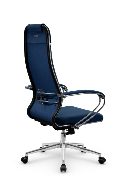 Кресло МЕТТА B 1m 32P/подл.127/осн.004, рогожка b синий