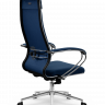 Кресло МЕТТА B 1m 32P/подл.127/осн.004, рогожка b синий
