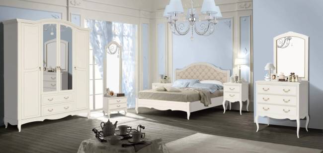 Кровать Малонн Ави Софт Белый