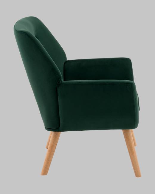 Кресло Райт тёмно-зелёный