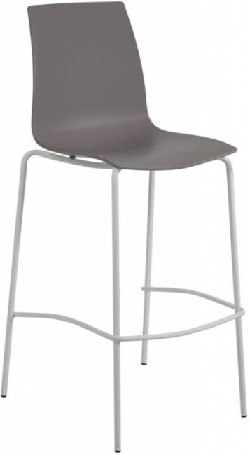 Стул пластиковый барный X-Treme BSL Pro белый, тортора 520х520х1100 мм