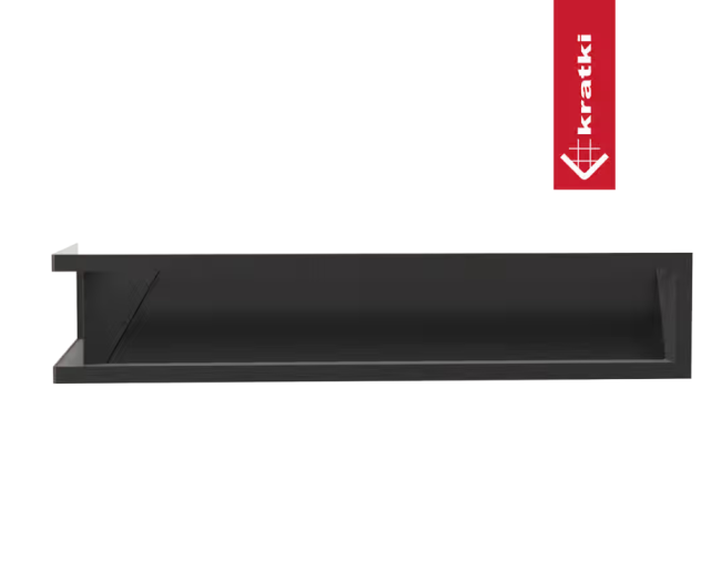 Решётка Kratki Luft SLIM 400х600х120 45S угловая правая черная