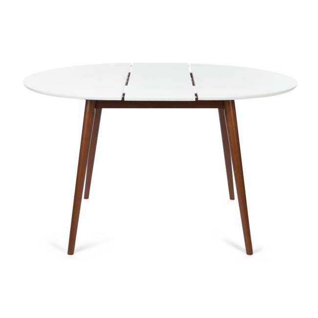 Стол круглый раскладной обеденный BOSCO (Боско) основание бук, столешница мдф, 100*75*100+30см, Белый + Коричневый Белый + Коричневый основание бук, столешница мдф Стол круглый раскладной обеденный BOSCO (Боско) основание бук, столешница мдф, 100*75*100+30см, Белый + Коричневый Белый + Коричневый основание бук, столешница мдф