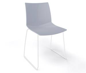 Стул пластиковый Kanvas S жемчужно-серый 500х500х790 мм