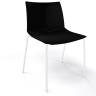 Стул пластиковый Kanvas 2 NA черный 510х500х790 мм
