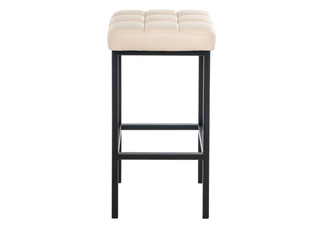 Барный стул Лофт кожзам d1 / черный матовый