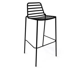 Стул металлический барный Link черный 460х420х960 мм