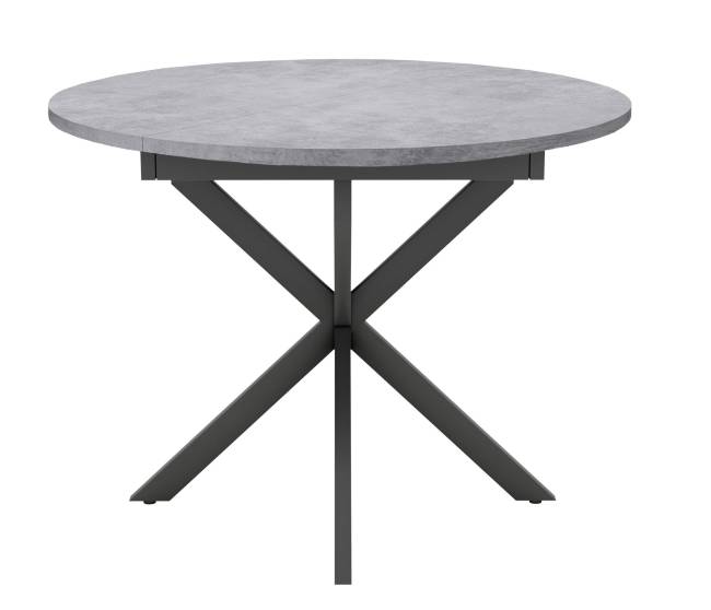 Стол Dikline RDB100X Бетон (ЛДСП EGGER)/Опоры XR черные Стол Dikline RDB100X Бетон (ЛДСП EGGER)/Опоры XR черные