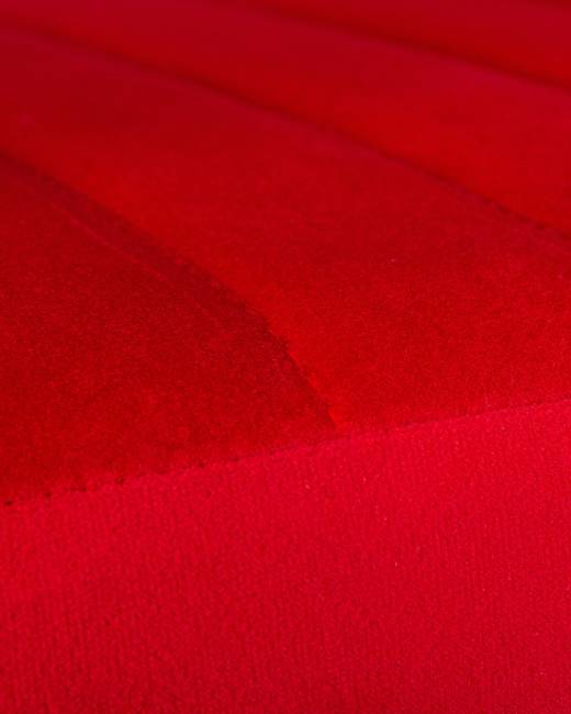 Стул барный DOBRIN CHARLY GOLD, красный велюр (MJ9-45)