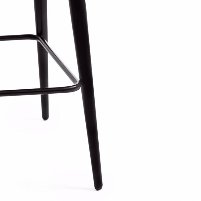 Стул полубарный CHILLY (mod. 7095пб ) ткань/металл, 53x44x94 см, высота до сиденья 66 см, серый barkhat 26/черный (Комплект из 2 шт.) серый ткань/металл