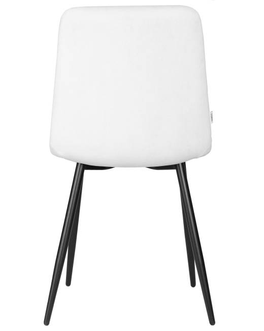 Стул обеденный DOBRIN CHILLY ROMBO, Светло-серый Simple 29, основание черный