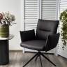 Стул DEAN 360 град.поворот. Темно-серый  экокожа  Maison 99# / Черный, ®DISAUR