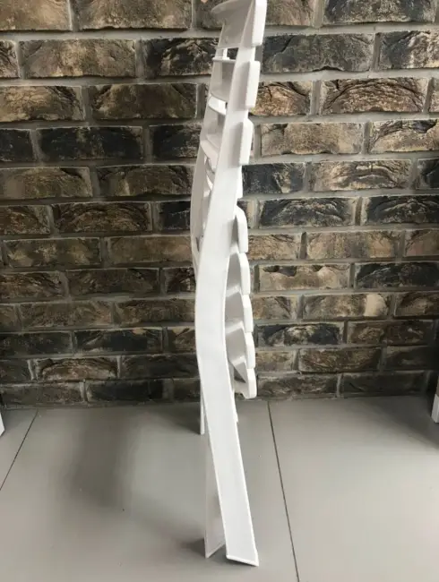 Набор стульев складных BIRKI белый (по 4 шт. в коробке)