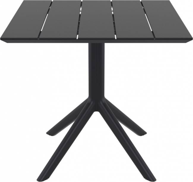 Стол пластиковый Paris Table 80 черный 800х800х740 мм Стол пластиковый Paris Table 80 черный 800х800х740 мм
