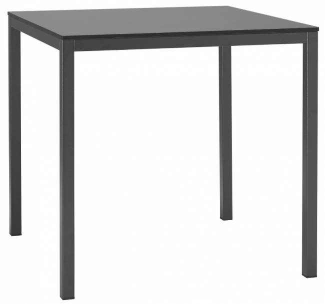 Стол ламинированный обеденный Mirto антрацит 790х790х750 мм