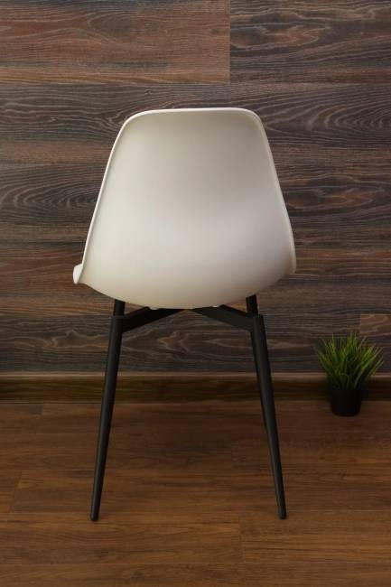 Стул Туссе чёрный /белый, серый