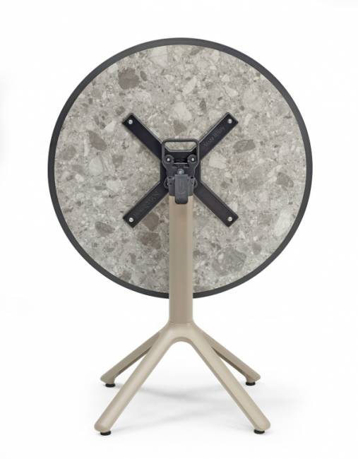 Столешница круглая Compact Laminate для подстолья Nemo, Domino, Tiffany, Cross зернистый Ø600х10 мм Столешница круглая Compact Laminate для подстолья Nemo, Domino, Tiffany, Cross зернистый Ø600х10 мм