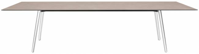 Стол ламинированный Squid алюминиевый, тортора шпатель 2990х1200х730 мм