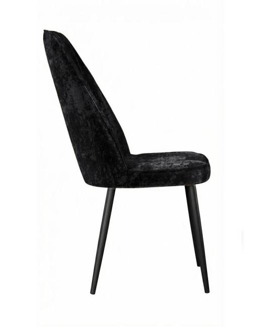 Стул DikLine 327 поворотный M18 черный, ножки черные