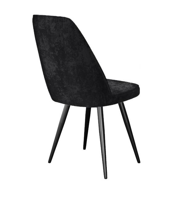 Стул DikLine 327 поворотный M18 черный, ножки черные