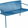 Диван металлический Tribeca синий 1200х655х700 мм Диван металлический Tribeca синий 1200х655х700 мм