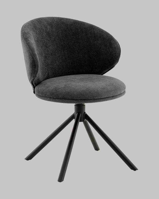 Стул Труфальд велюр темно-серый