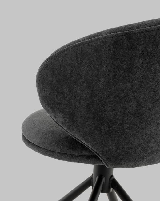 Стул Труфальд велюр темно-серый