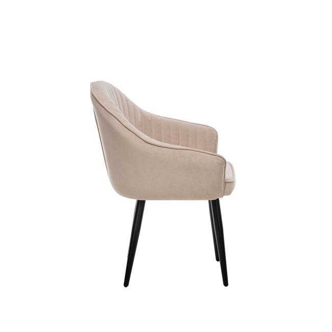 Стул Leset Вайд 360 (поворотный механизм) Бежевый Чёрный