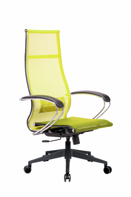Кресло МЕТТА-7(MPRU)/подл.131/осн.002, лайм/лайм