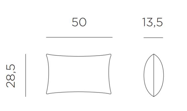 Подушка декоративная Accessories авокадо 500х135х285 мм