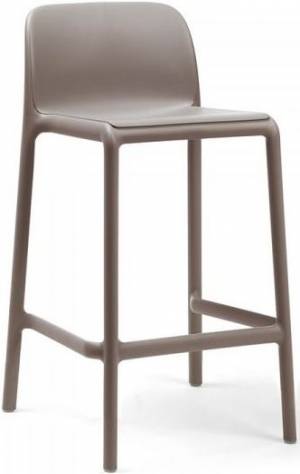 Стул пластиковый полубарный Faro Mini тортора 475х495х865 мм