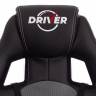 Кресло DRIVER (22) черный/серый кож/зам/ткань