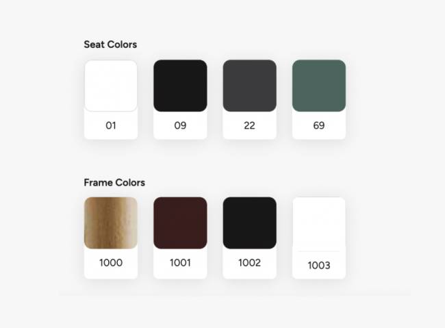 Стул пластиковый Yugo-S Wox Beech антрацит 460х475х783 мм