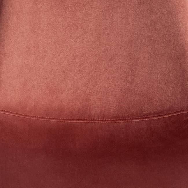 Стул BREEZE (mod. JSC-58) / 1 шт. в упаковке Велюр/металл , 44 х 53 х 86 см, Coral (коралловый) HLR44 / белый коралловый Велюр/металл