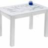 Стеклянный стол Варис белый
