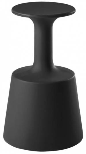Табурет пластиковый барный Drink Standard угольно-черный 450х450х750 мм