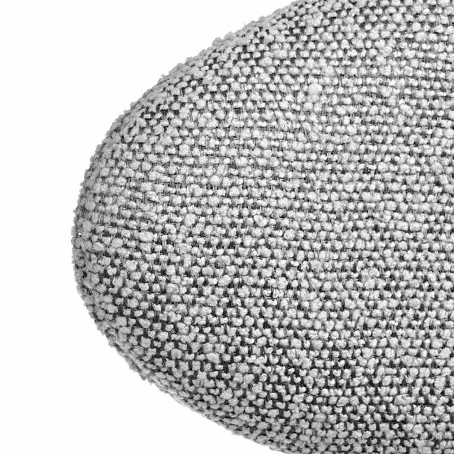 Стул полубарный Lucas светло-серый букле, ножки цвета орех