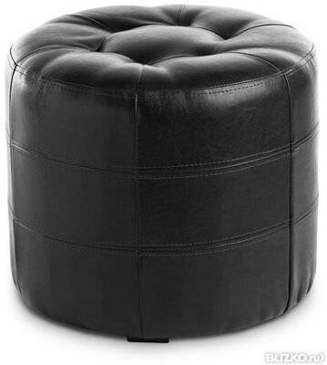 Пуф ПФ-7 (круглый) черный