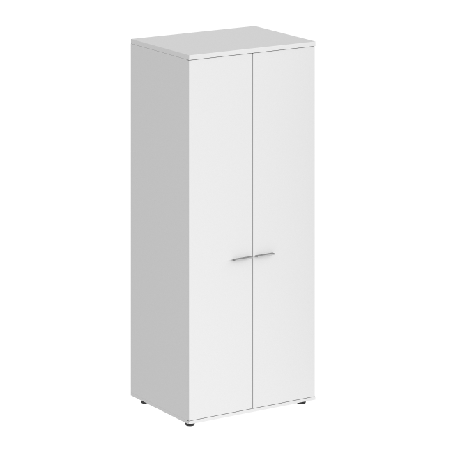 SG.822.WH.WH / Гардероб 800х600х1955, з.ст HDF / корпус: белый; фасады: белый